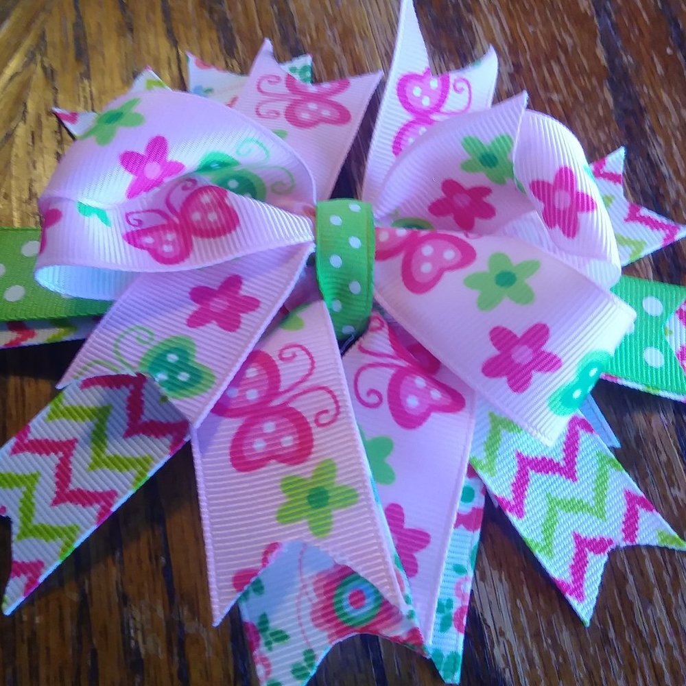 **BUNDLE** Butterfly Hair Bow Layered